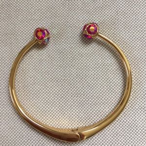 Kate Spade pink and gold bracelet